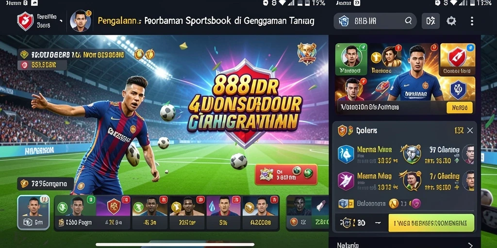 Tampilan gameplay taruhan olahraga di 888IDR yang menarik.