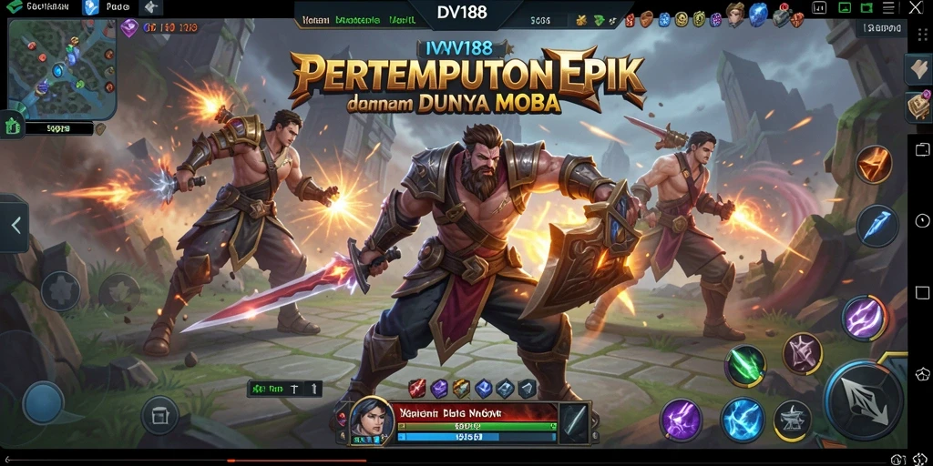 Tampilan gameplay menarik dengan pertempuran seru di <strong>DV188</strong>.