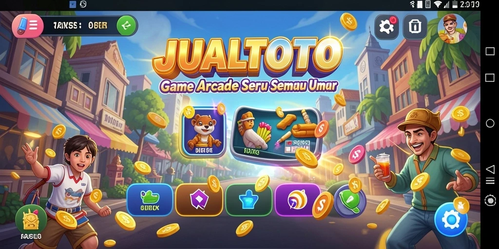 Tampilan gameplay seru JUALTOTO yang menantang.