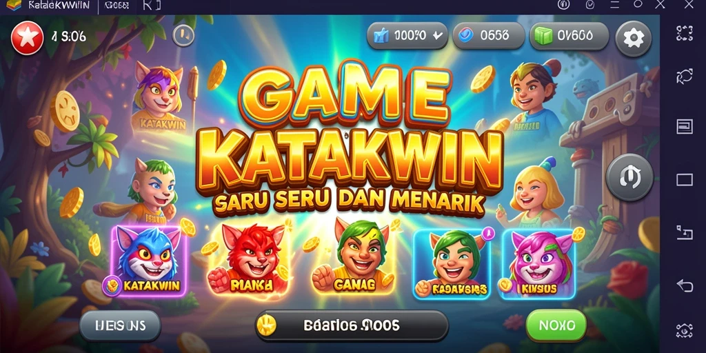 Screenshot gameplay KATAKWIN menampilkan putaran Slot yang mendebarkan.
