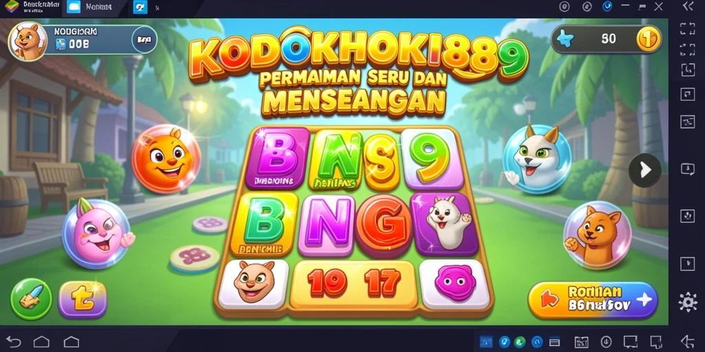 Gameplay seru KODOKHOKI889 dengan teman-teman dalam permainan Bingo.