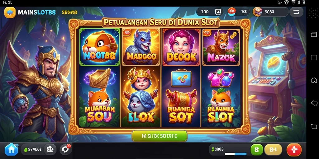 Tampilan menakjubkan dari gameplay petualangan MAINSLOT88.