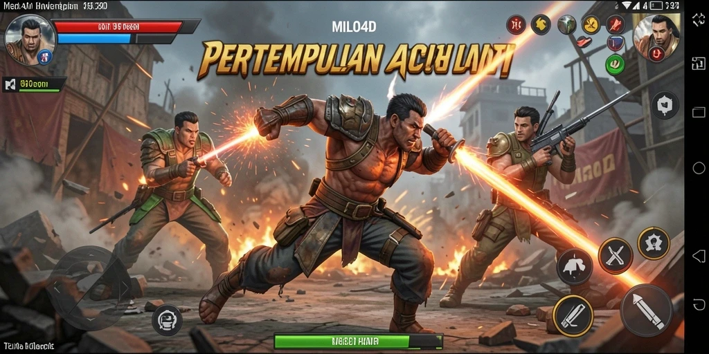 Gameplay intens MILO4D yang penuh aksi.