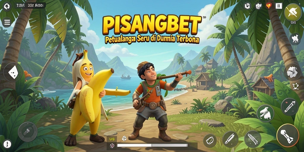 Tampilan gameplay seru dunia terbuka di PISANGBET.