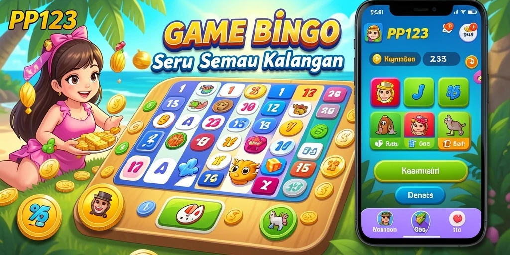 Tampilan screenshot gameplay Bingo yang menarik dari PP123.