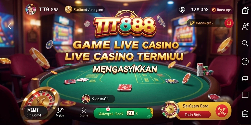 Tampilan gameplay langsung di TTT888, seru dan mengasyikkan.