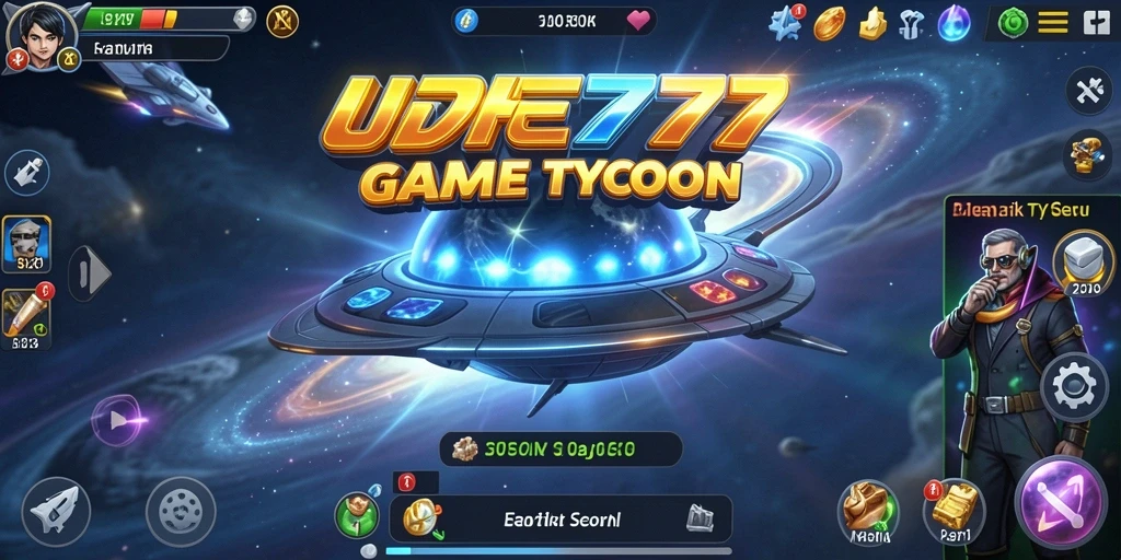 Gameplay Tycoon menarik di UFO777 dengan berbagai bisnis yang dapat dikelola.