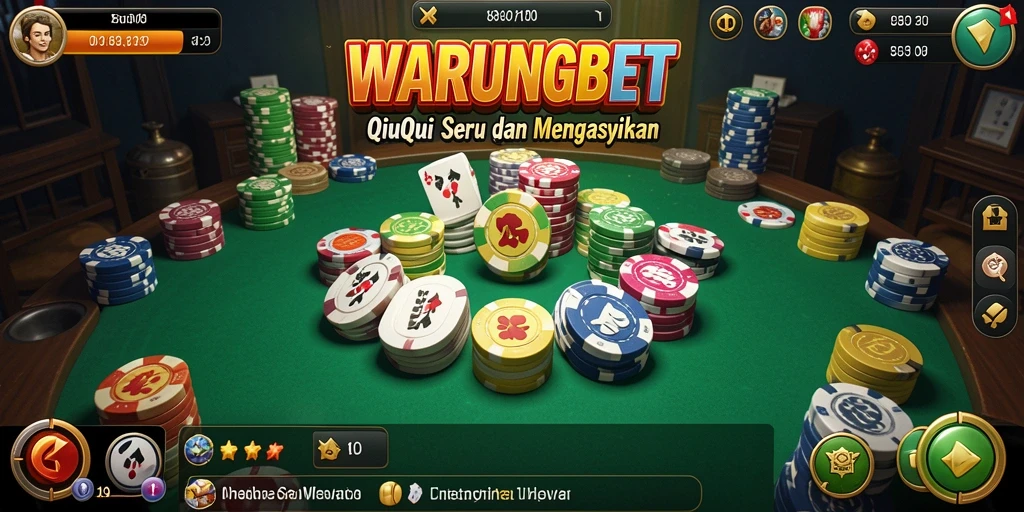 Screenshot gameplay QiuQiu dengan antarmuka menarik dan interaksi pemain.