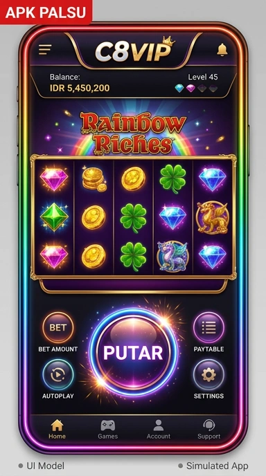 Pengguna c8vip yang puas saat mengunduh aplikasi favorit mereka.